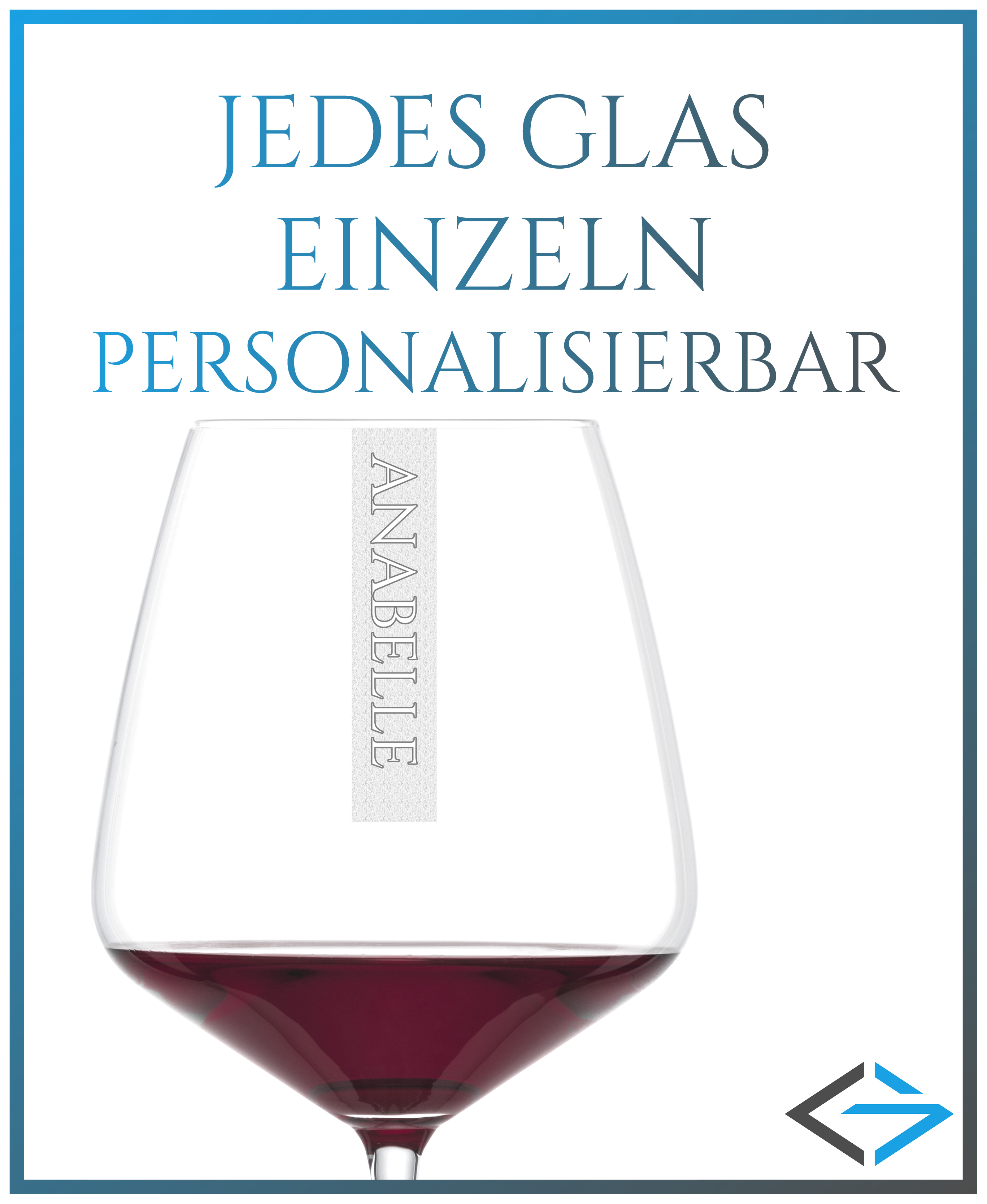 Schott Taste burgunderglas personalisiert