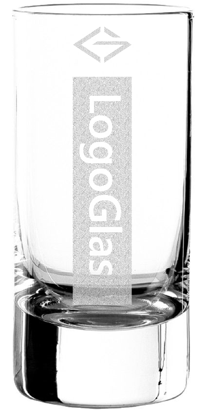 LOGO Schnapsglas 4cl | Stölzle New York Bar |  mit Logo Gravur
