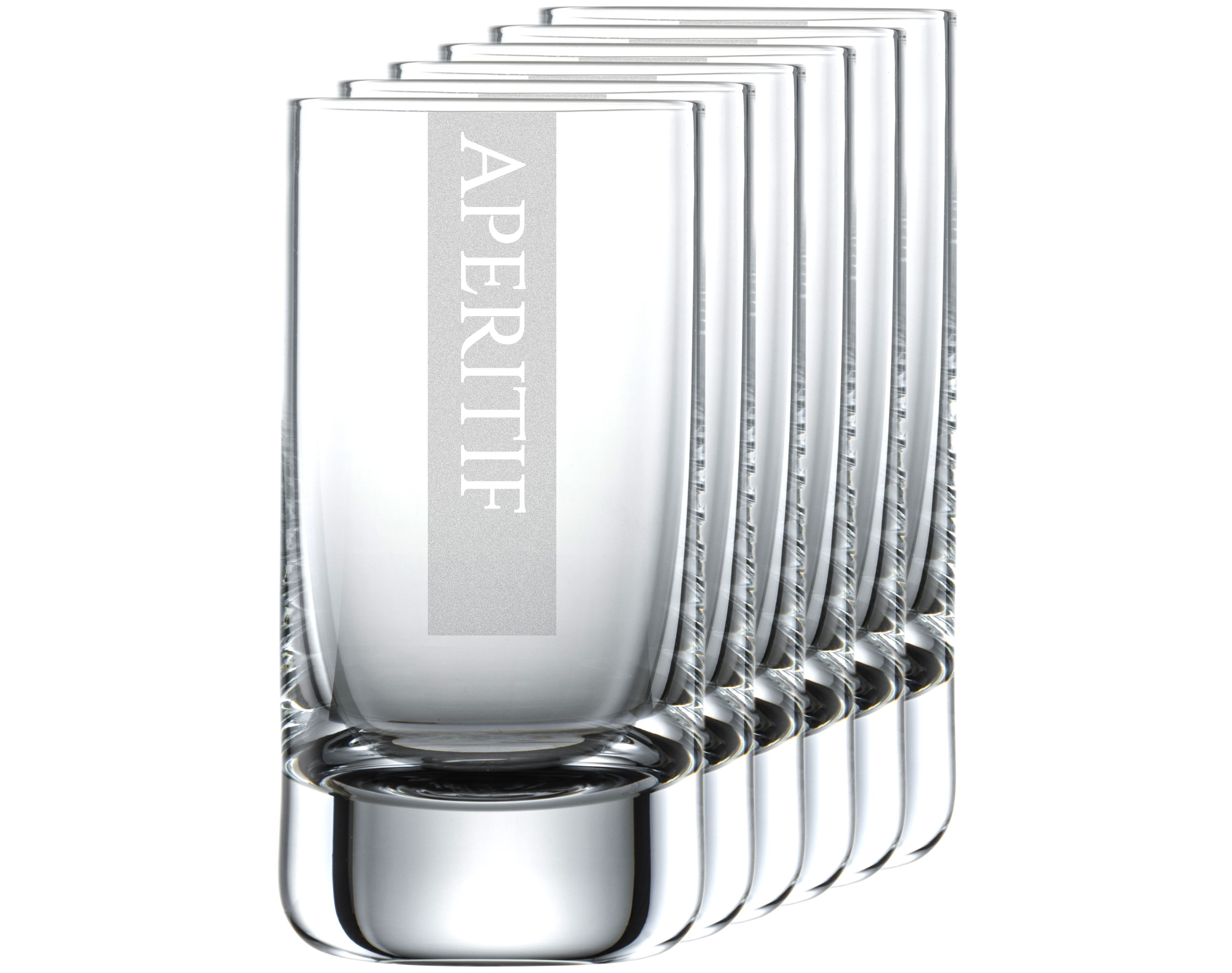 APERITIF Gläser | 6 Stück 5cl Schott Schnapsglas | CoolGlas