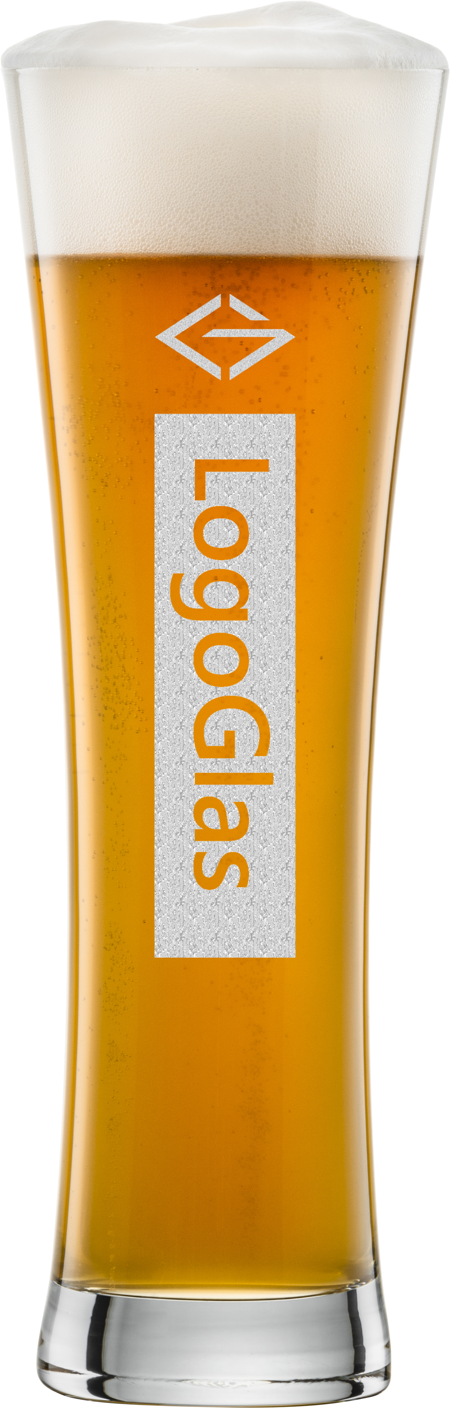 bierglas mit logo gravur