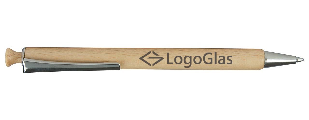 LOGO Holzkugelschreiber "CONE LINE" mit Lasergravur 